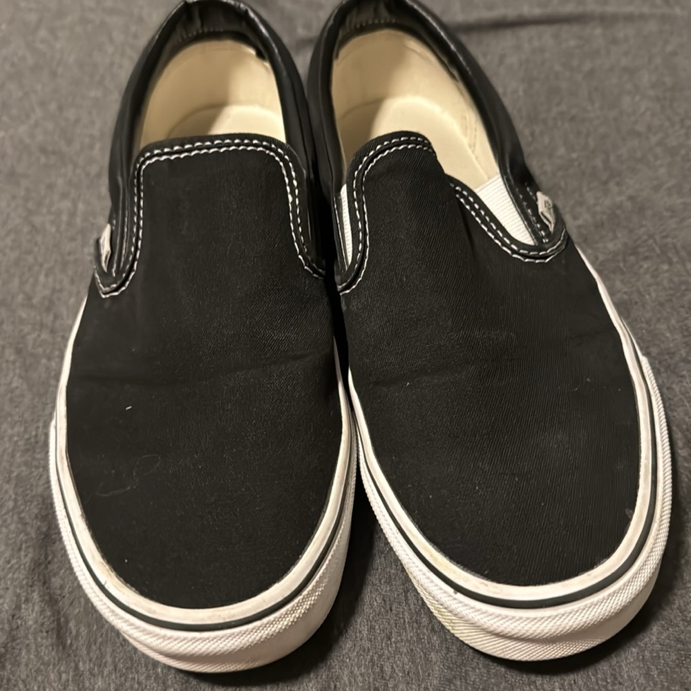 Vans men’s size 8 slip on black